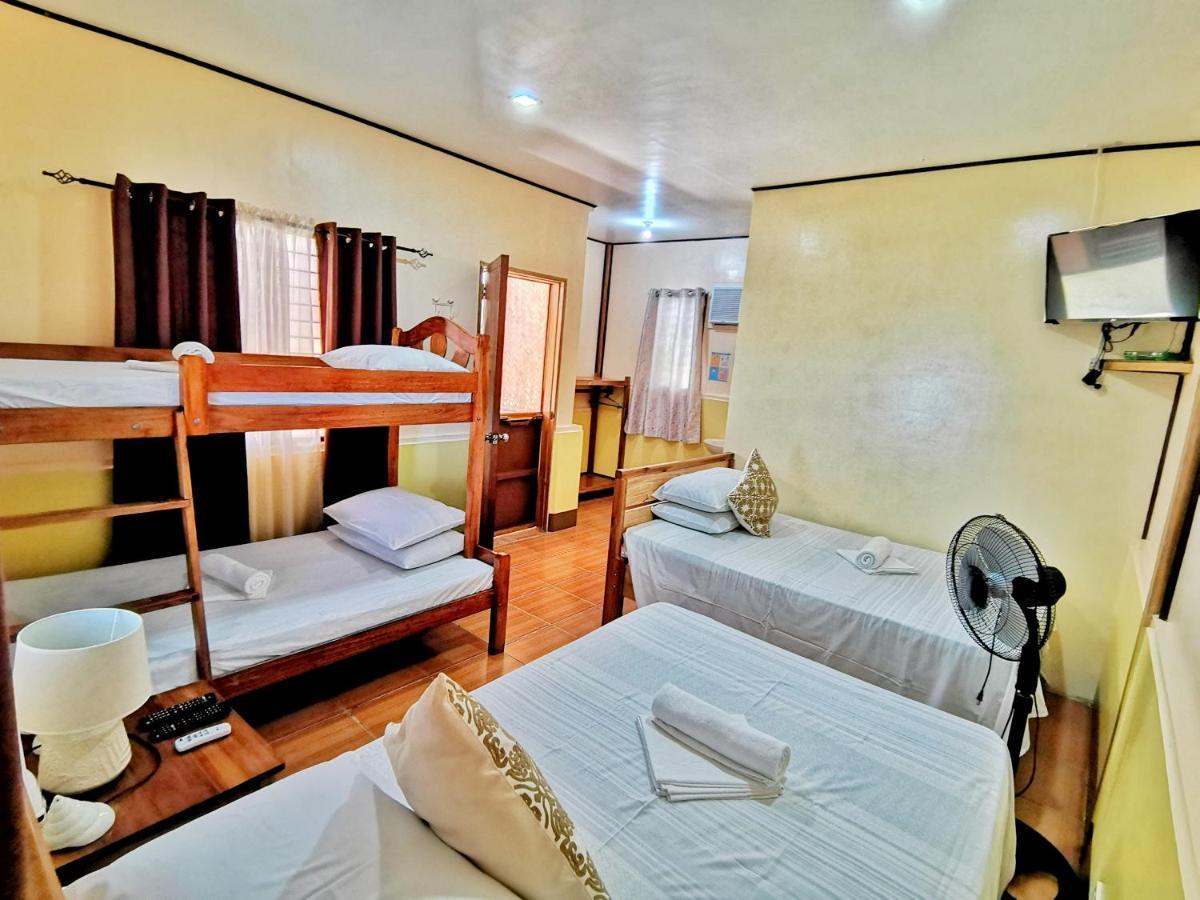 Besaga Beachfront B&B - Port Barton San Vicente  Exteriör bild