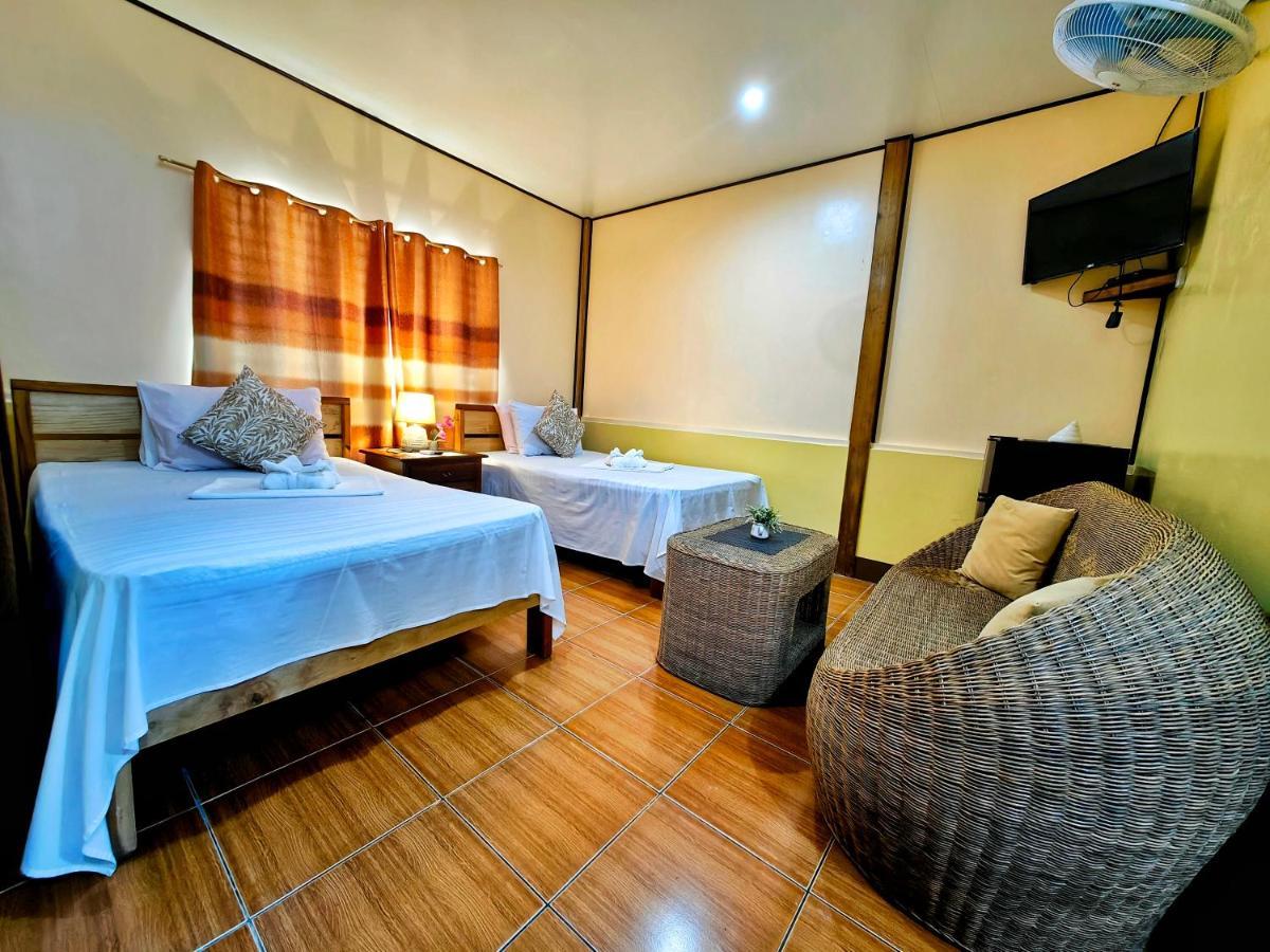 Besaga Beachfront B&B - Port Barton San Vicente  Exteriör bild